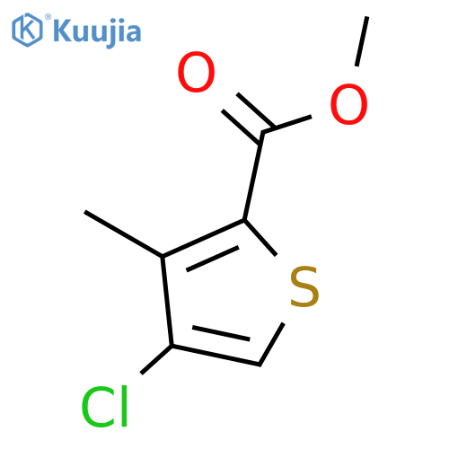 2-THIOPHENECARBOXYLIC ACID, 4-CHLORO-3-METHYL-, METHYL ESTER structure