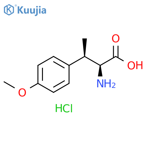(2S,3R)-2-Amino-3-(4-methoxy-phenyl)-butyric acid hydrochloride structure