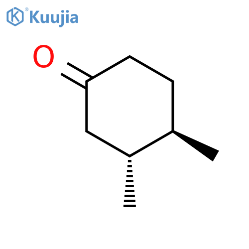 CYCLOHEXANONE, 3,4-DIMETHYL-, (3R-TRANS)- structure