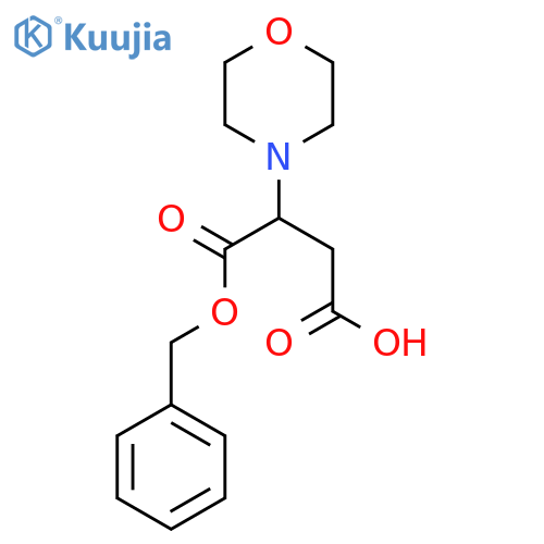 4-(Benzyloxy)-3-(morpholin-4-yl)-4-oxobutanoic acid structure