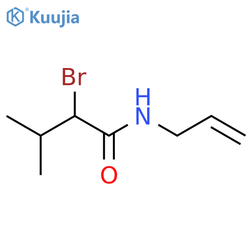 N-Allyl-2-bromoisovaleramide structure