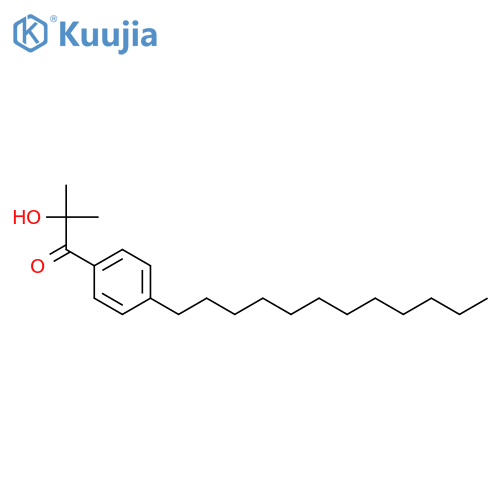 1-(4-dodecylphenyl)-2-hydroxy-2-methylpropan-1-one structure