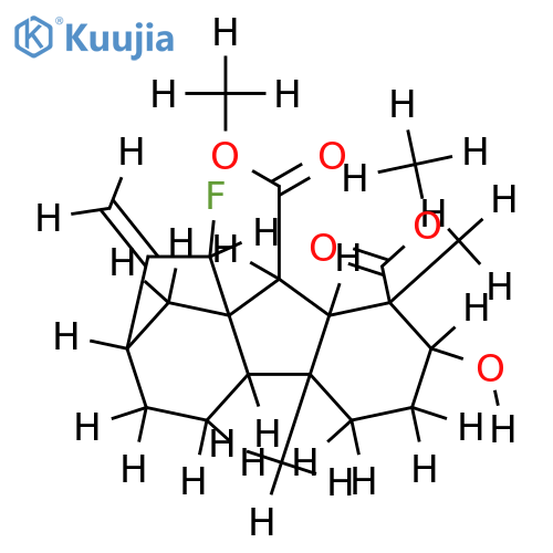 dimethyl 9alpha-fluoro-2beta-hydroxy-1beta,4aalpha-dimethyl-8-methylenegibbane-1alpha,10beta-dicarboxylate structure