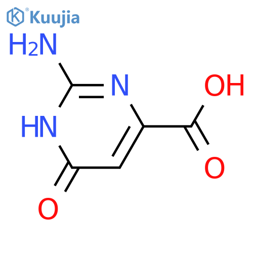 2-Amino-6-hydroxypyrimidine-4-carboxylic acid structure