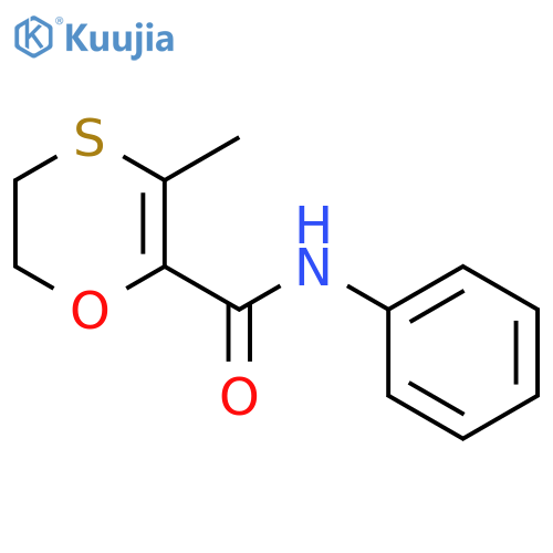 1,4-Oxathiin-2-carboxamide,5,6-dihydro-3-methyl-N-phenyl- structure