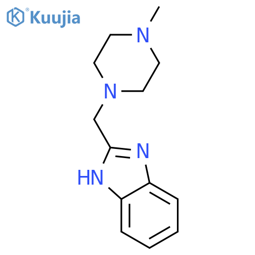 1H-Benzimidazole, 2-[(4-methyl-1-piperazinyl)methyl]- structure