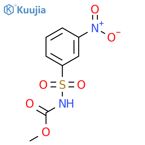 CARBAMIC ACID, [(3-NITROPHENYL)SULFONYL]-, METHYL ESTER structure