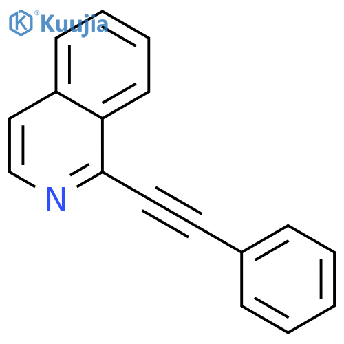 Isoquinoline, 1-(phenylethynyl)- structure
