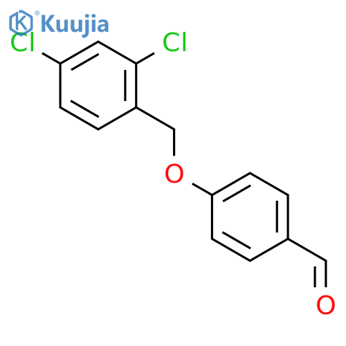 4-[(2,4-dichlorophenyl)methoxy]benzaldehyde structure