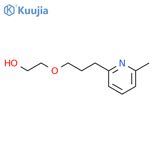 2-3-(6-methylpyridin-2-yl)propoxyethan-1-ol structure