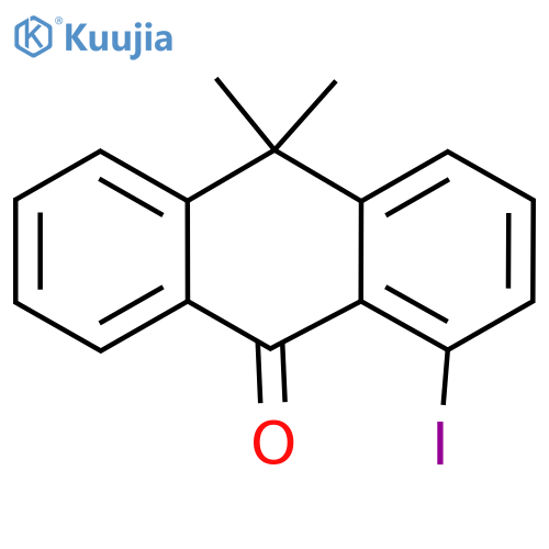 9(10H)-Anthracenone, 1-iodo-10,10-dimethyl- structure