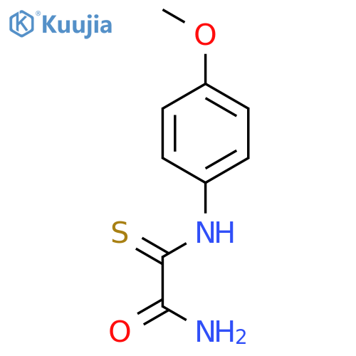 Acetamide,2-[(4-methoxyphenyl)amino]-2-thioxo- structure
