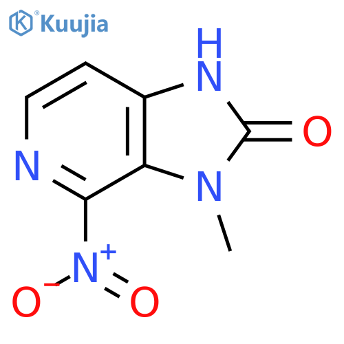 1,3-dihydro-3-methyl-4-nitro-2H-Imidazo[4,5-c]pyridin-2-one structure