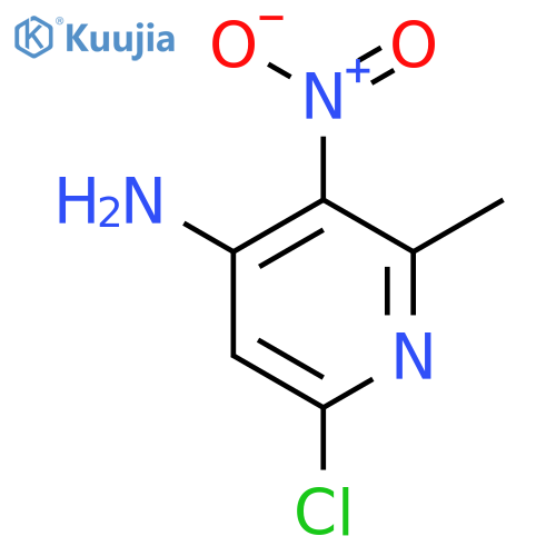 4-Pyridinamine, 6-chloro-2-methyl-3-nitro- structure