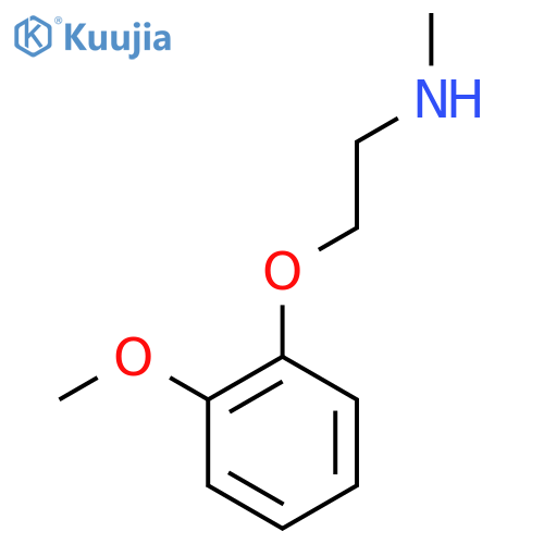 2-(2-Methoxyphenoxy)-N-methylethanamine structure