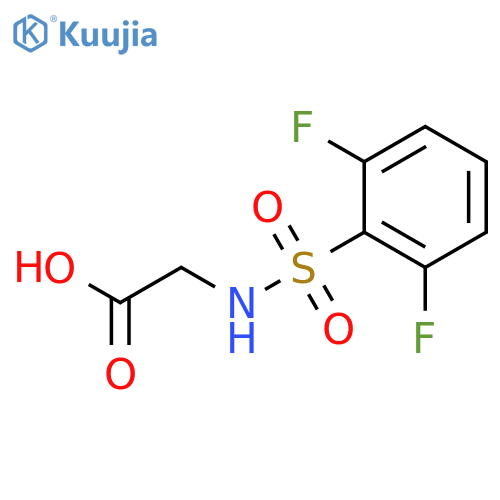 2-(2,6-difluorobenzenesulfonamido)acetic acid structure
