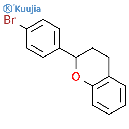2H-1-Benzopyran, 2-(4-bromophenyl)-3,4-dihydro- structure