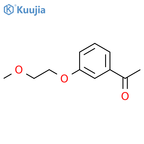 1-[3-(2-methoxyethoxy)phenyl]ethanone structure