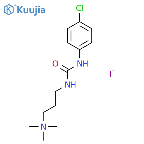 3-[(4-chlorophenyl)carbamoylamino]propyl-trimethylazanium;iodide structure