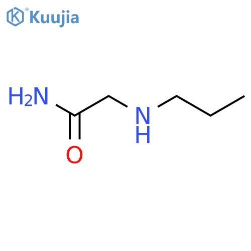 2-(propylamino)acetamide structure