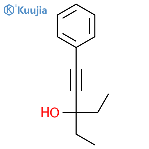 1-Pentyn-3-ol, 3-ethyl-1-phenyl- structure