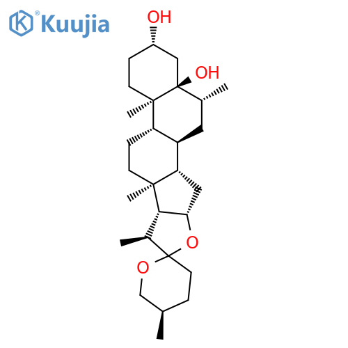 Spirostan-3,5-diol,6-methyl-, (3b,5a,6b,25R)- (9CI) structure