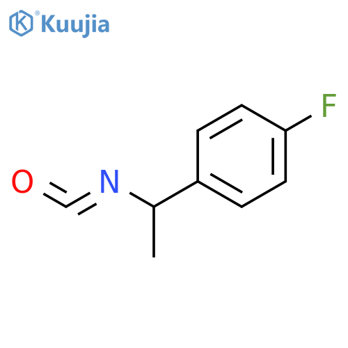 Benzene,1-fluoro-4-[(1R)-1-isocyanatoethyl]- structure