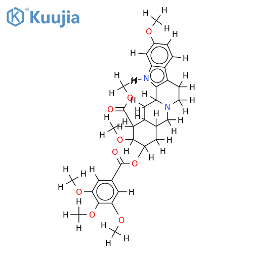 11,17-dimethoxy-18-(3,4,5-trimethoxy-benzoyloxy)-yohimbane-16-carboxylic acid methyl ester structure