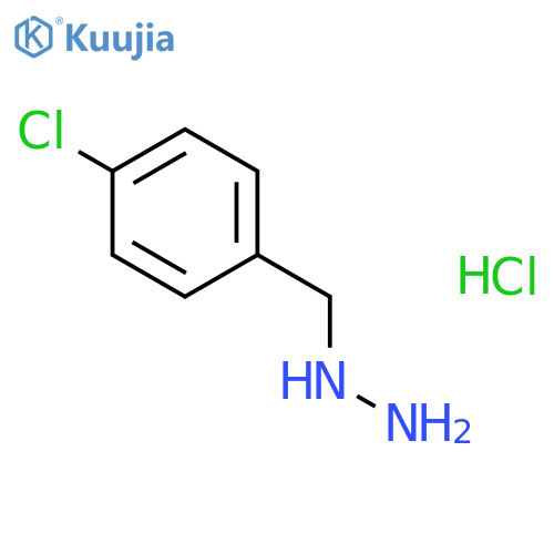 (4-chlorophenyl)methylhydrazine hydrochloride structure
