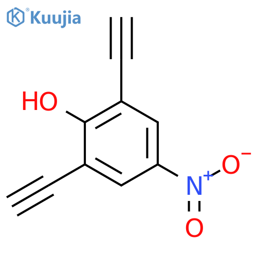 Phenol, 2,6-diethynyl-4-nitro- structure
