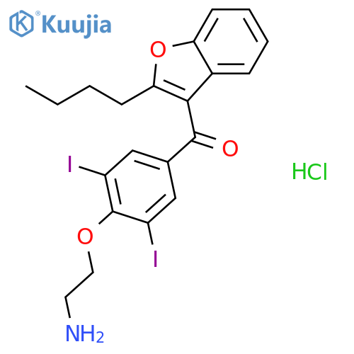 Di(N-desethyl) Amiodarone Hydrochloride structure