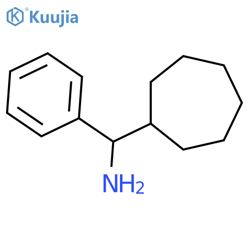 cycloheptyl(phenyl)methanamine structure