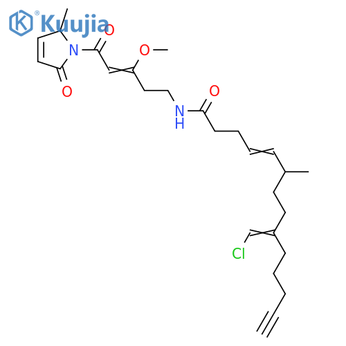 Jamaicamide B structure