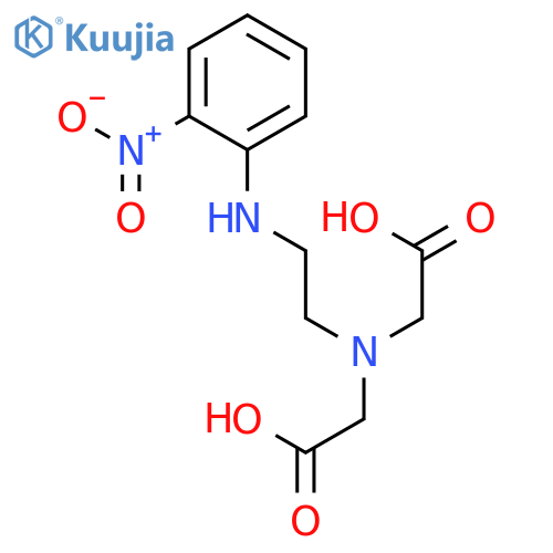 Glycine, N-(carboxymethyl)-N-[2-[(2-nitrophenyl)amino]ethyl]- structure