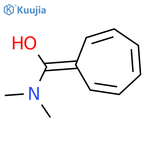 Methanol,1-(2,4,6-cycloheptatrien-1-ylidene)-1-(dimethylamino)- structure