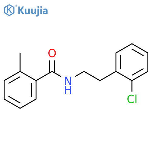 Benzamide, N-[2-(2-chlorophenyl)ethyl]-2-methyl- structure