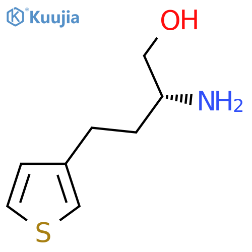 (2R)-2-amino-4-(thiophen-3-yl)butan-1-ol structure
