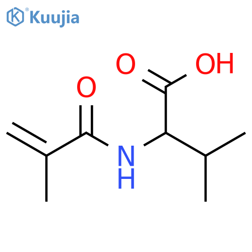 Valine, N-(2-methyl-1-oxo-2-propenyl)- structure
