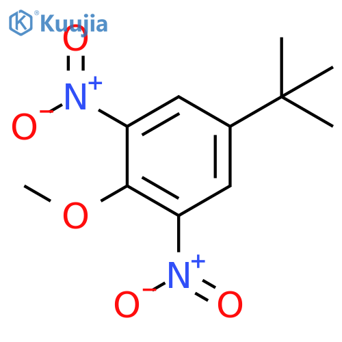 5-tert-butyl-2-methoxy-1,3-dinitrobenzene structure