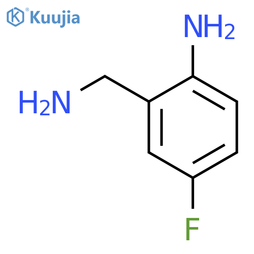 Benzenemethanamine,2-amino-5-fluoro- structure