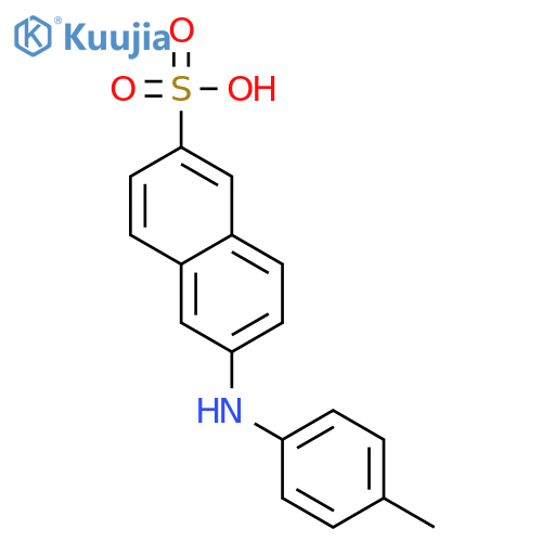 2-Naphthalenesulfonicacid, 6-[(4-methylphenyl)amino]- structure