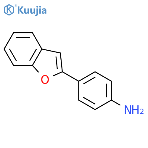 4-(1-benzofuran-2-yl)aniline structure