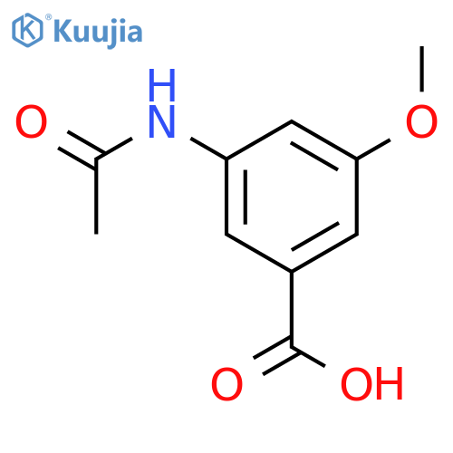 3-Acetamido-5-methoxybenzoic acid structure