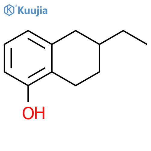 6-ethyl-5,6,7,8-tetrahydronaphthalen-1-ol structure