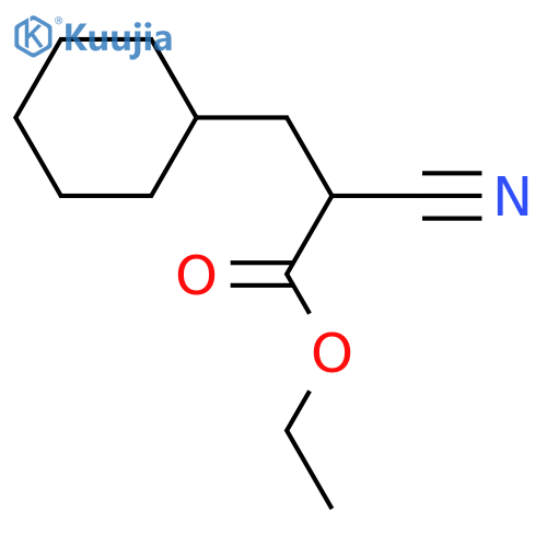 ethyl 2-cyano-3-cyclohexylpropanoate structure