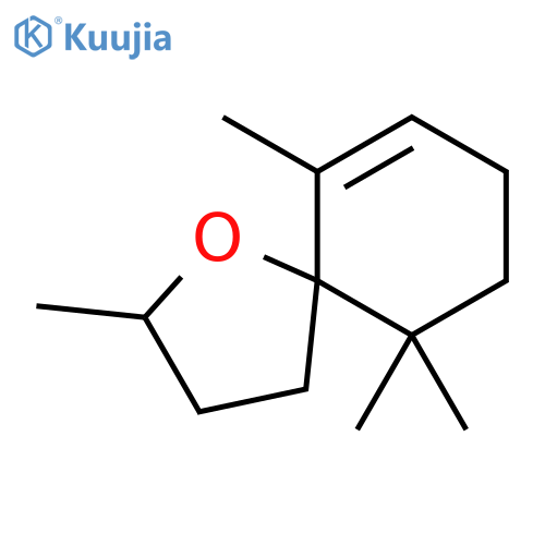 2,6,10,10-tetramethyl-1-oxa-spiro[4.5]dec-6-ene structure