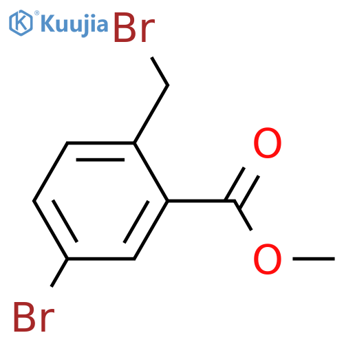 Methyl 5-bromo-2-(bromomethyl)benzoate structure