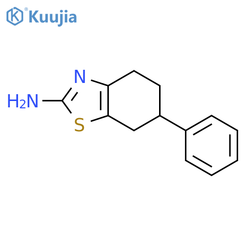 6-Phenyl-4,5,6,7-tetrahydro-1,3-benzothiazol-2-amine structure