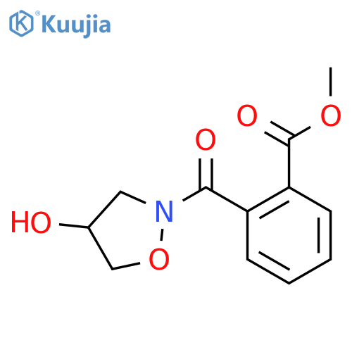 Methyl 2-(4-hydroxyisoxazolidin-2-yl)carbonylbenzoate structure