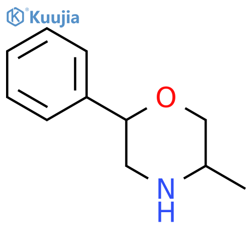 5-Methyl-2-phenylmorpholine structure